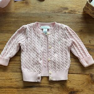 Ralph Lauren Light Pink Baby Cardigan
